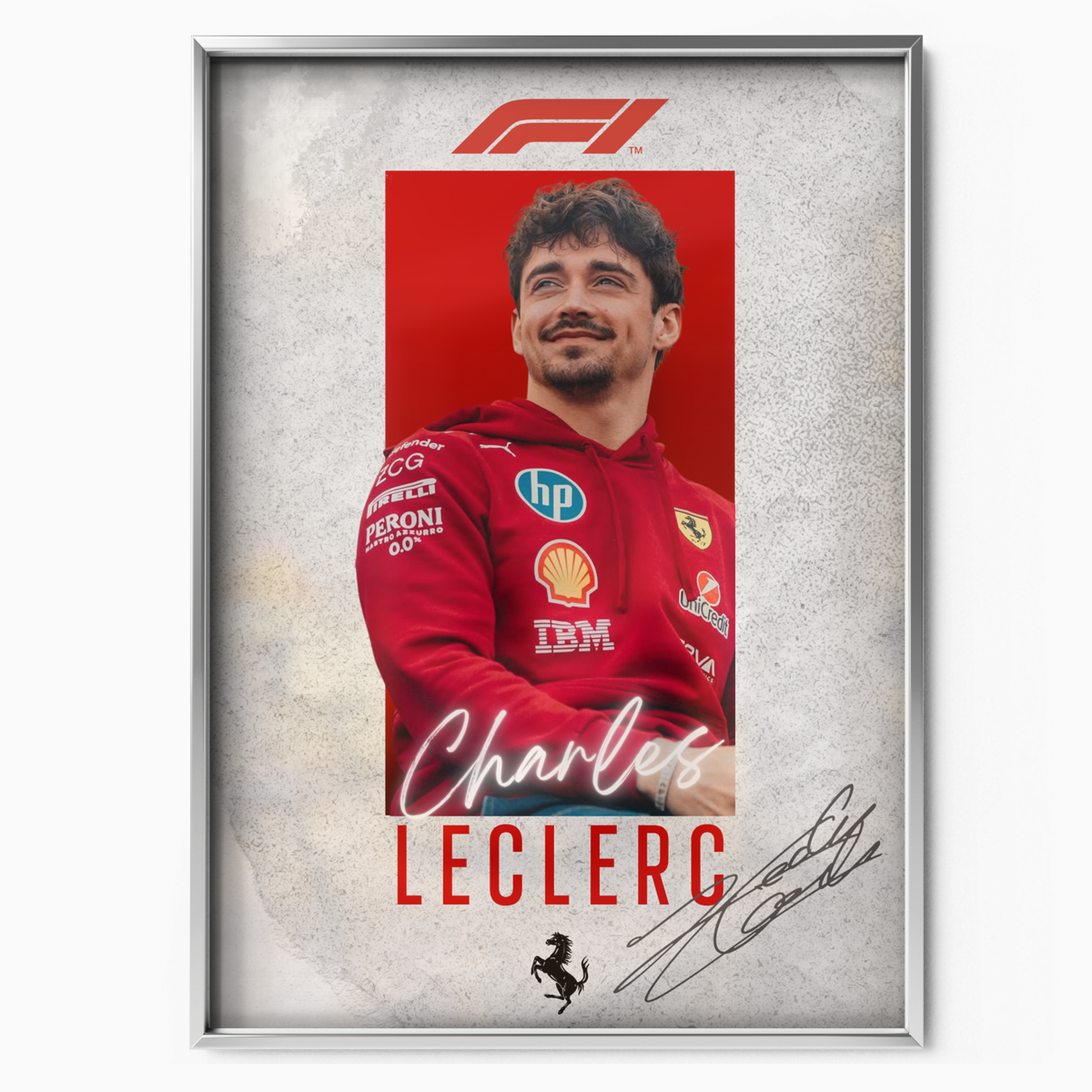 Charles Leclerc X Ferrari Original