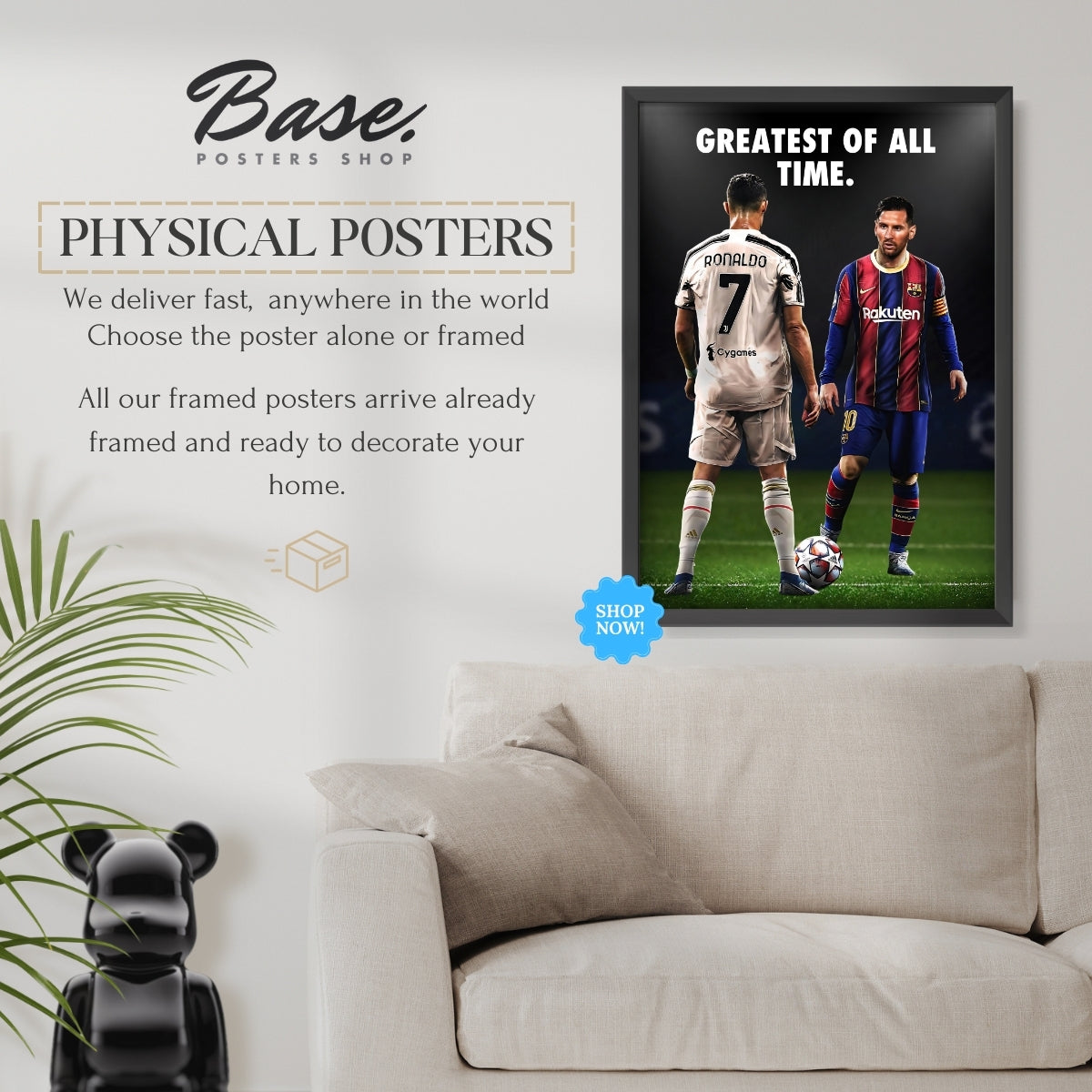 Messi x Ronaldo 'GOATS'