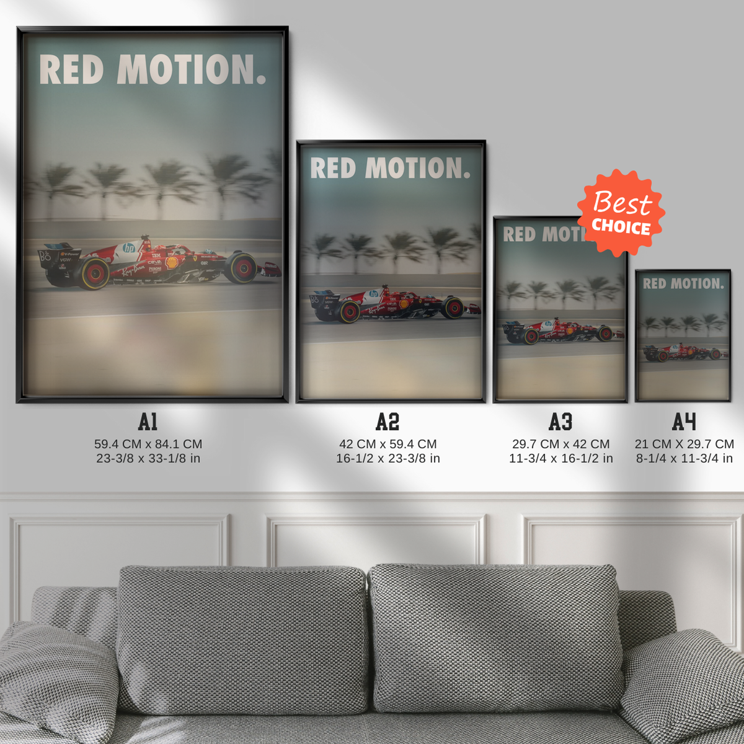 Charles Leclerc 'red Motion'