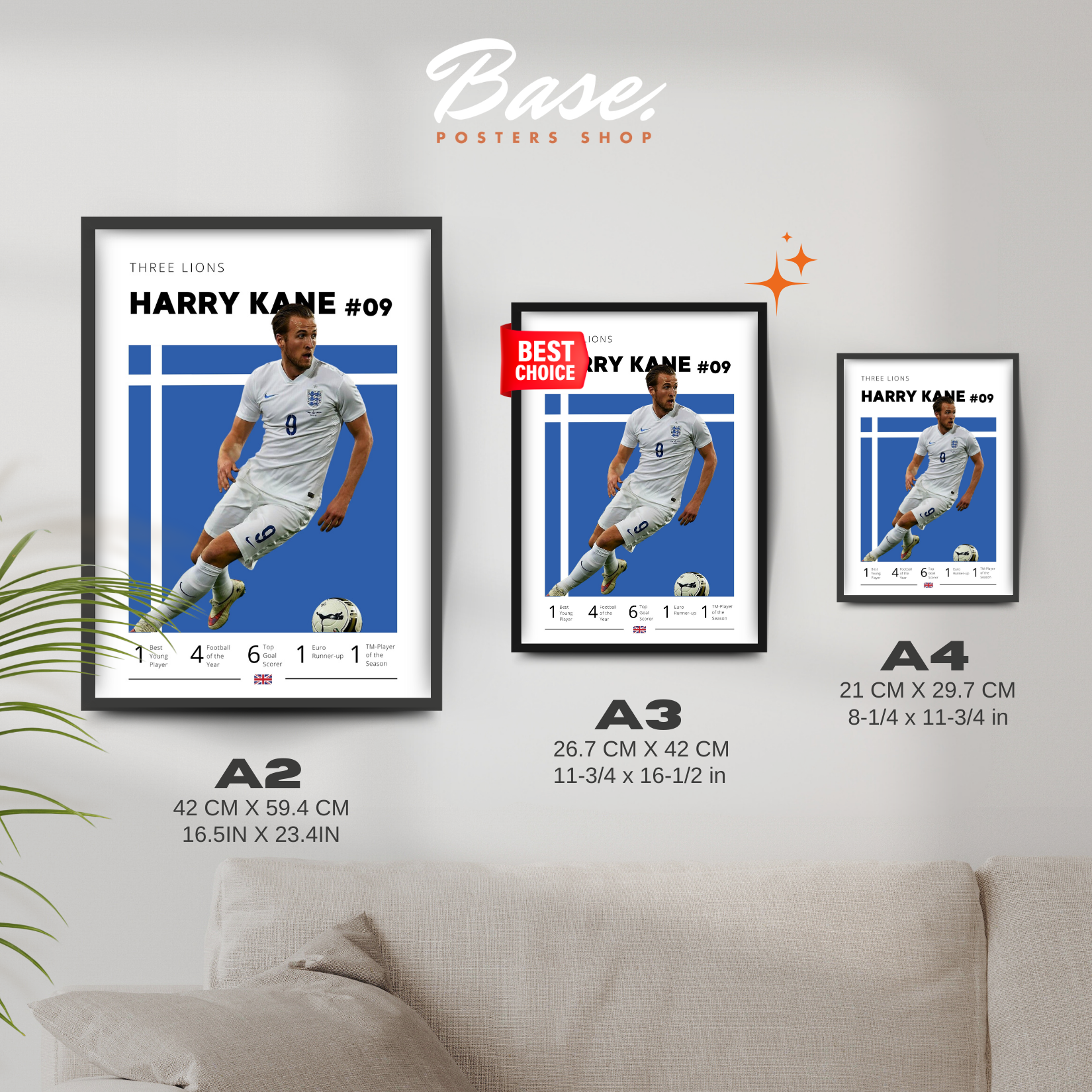 Harry Kane Three Lions