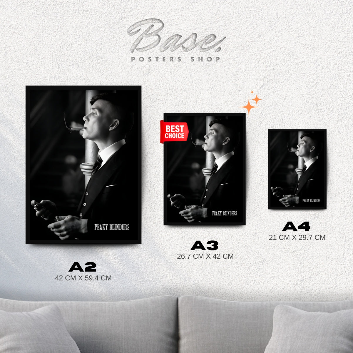 Peaky Blinders Thomas Shelby B&W