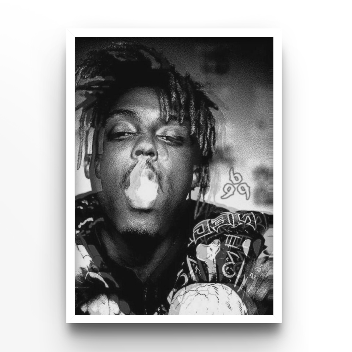 Juice Wrld B&W