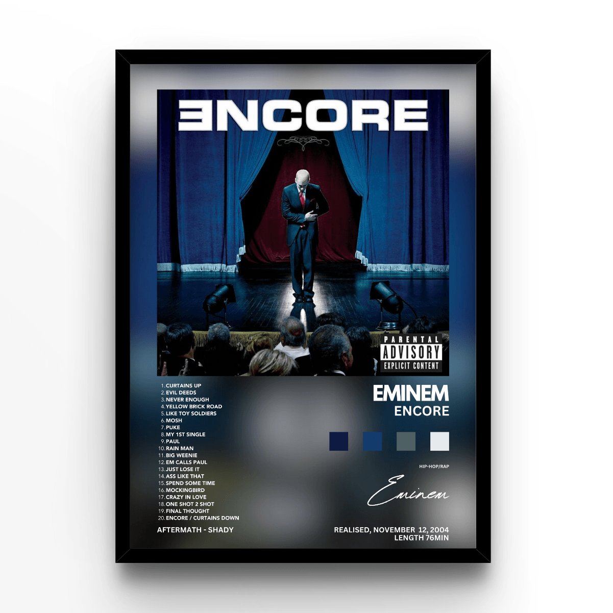 Eminem Encore - A4, A3, A2 Posters Base - Poster Print Shop / Art Prints / PostersBase