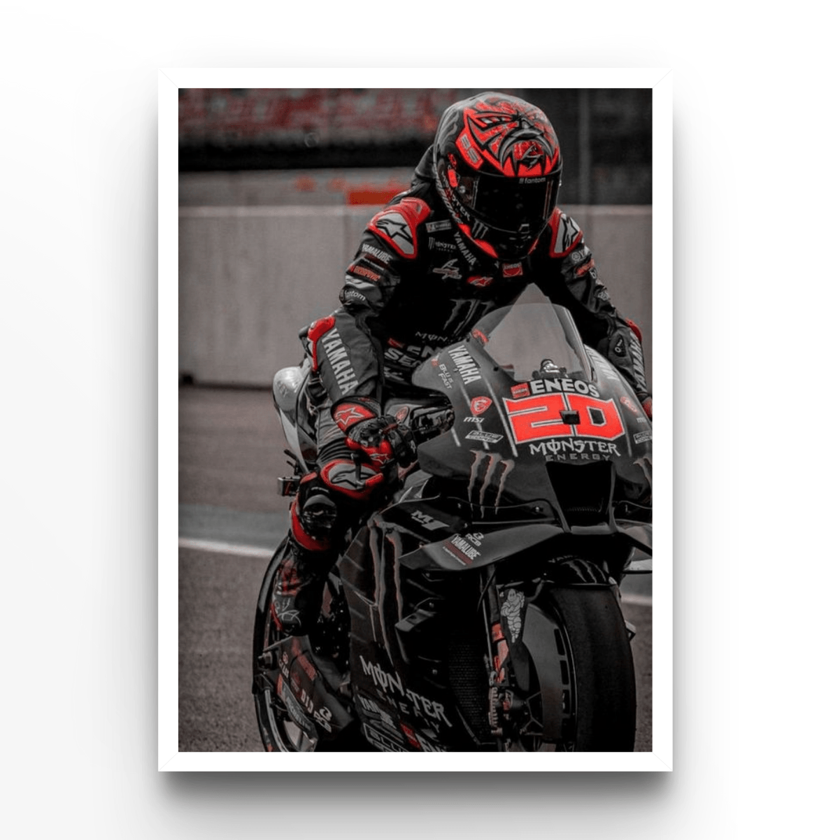 Fabio Quartararo 1 - A4, A3, A2 Posters Base - Poster Print Shop / Art Prints / PostersBase