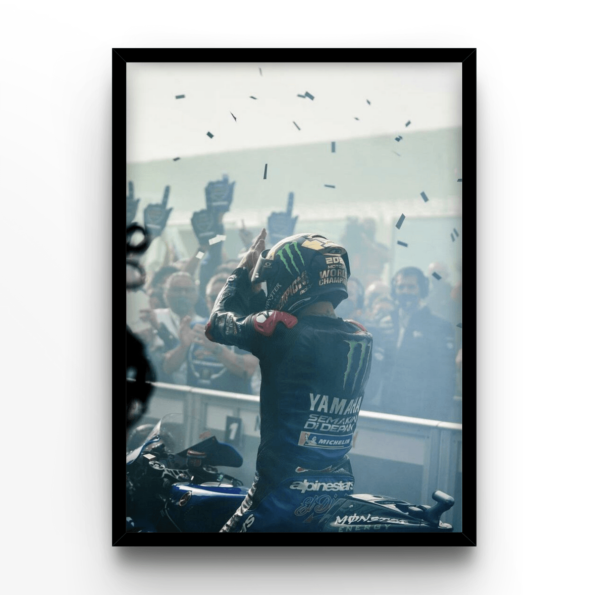 Fabio Quartararo 8 - A4, A3, A2 Posters Base - Poster Print Shop / Art Prints / PostersBase