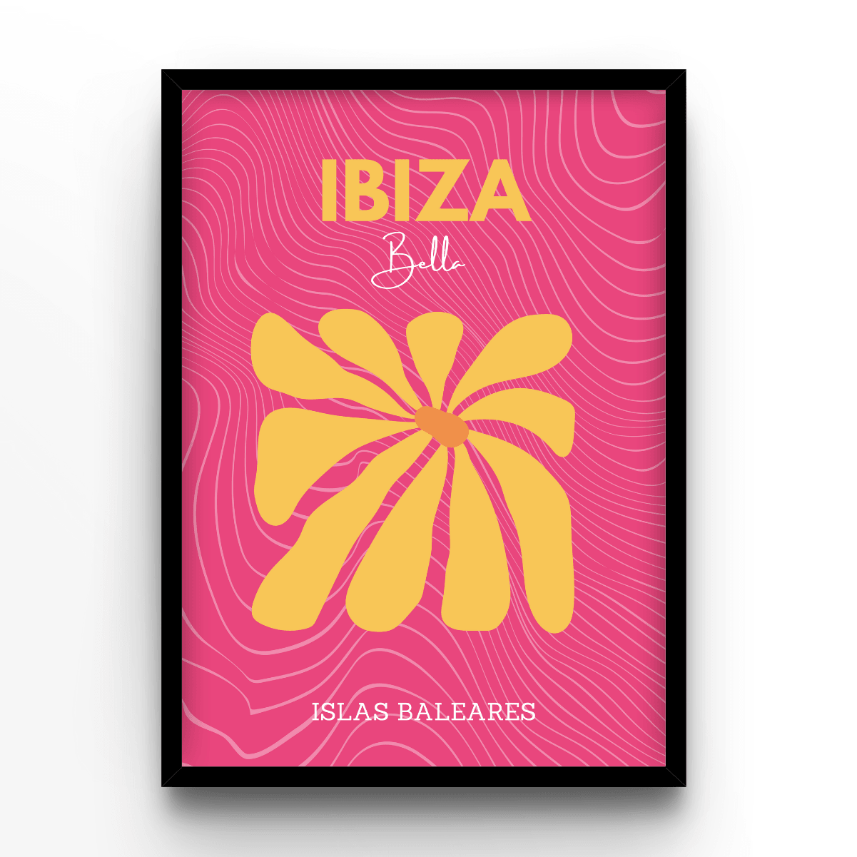 Ibiza Sunset - A4, A3, A2 Posters Base - Poster Print Shop / Art Prints / PostersBase
