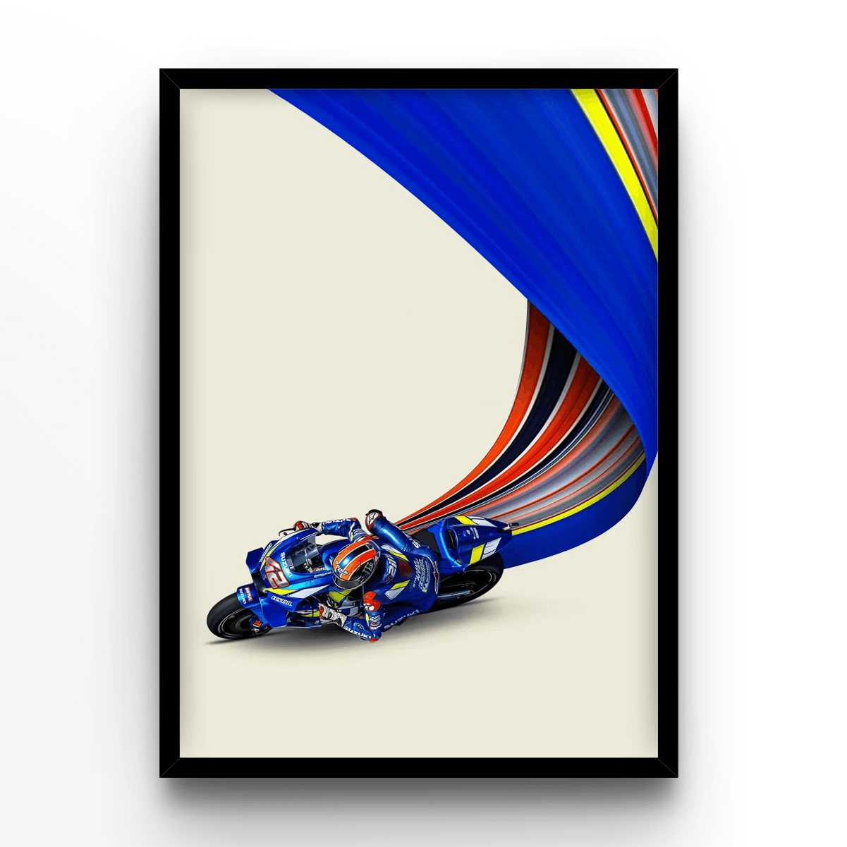 Lines Alex Rins - A4, A3, A2 Posters Base - Poster Print Shop / Art Prints / PostersBase