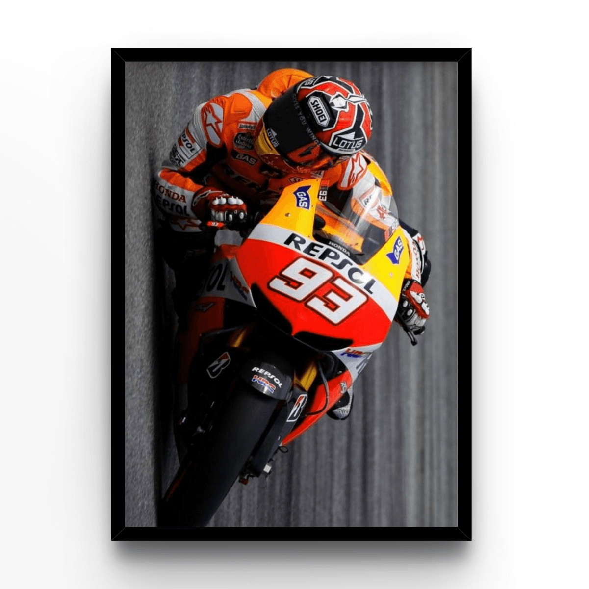 Marc Marquez 6 - A4, A3, A2 Posters Base - Poster Print Shop / Art Prints / PostersBase
