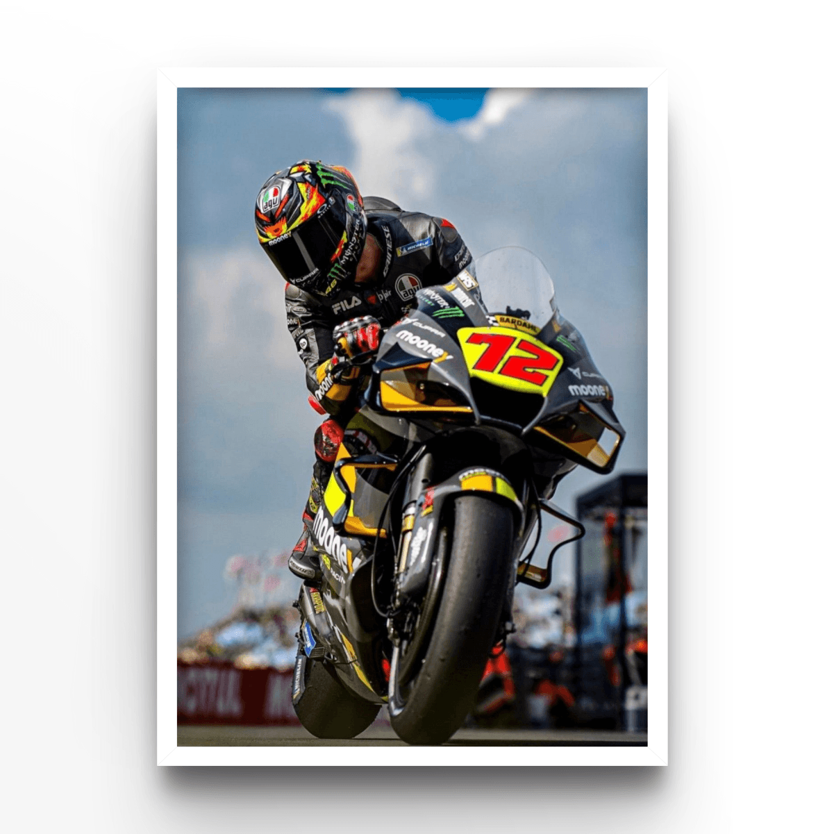 Marco Bezzecchi 1 - A4, A3, A2 Posters Base - Poster Print Shop / Art Prints / PostersBase