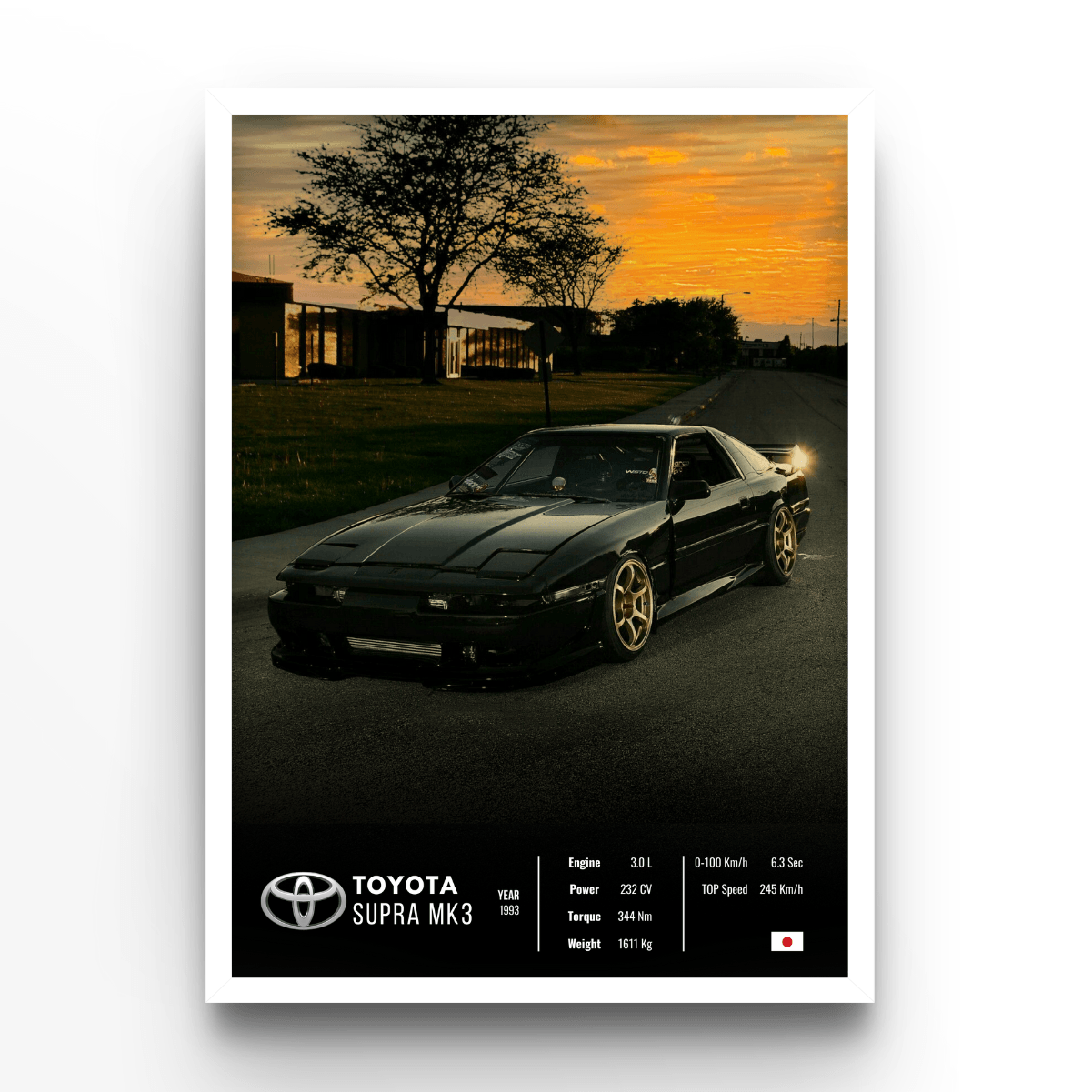 Supra MK3 Collector - A4, A3, A2 Posters Base - Poster Print Shop / Art Prints / PostersBase