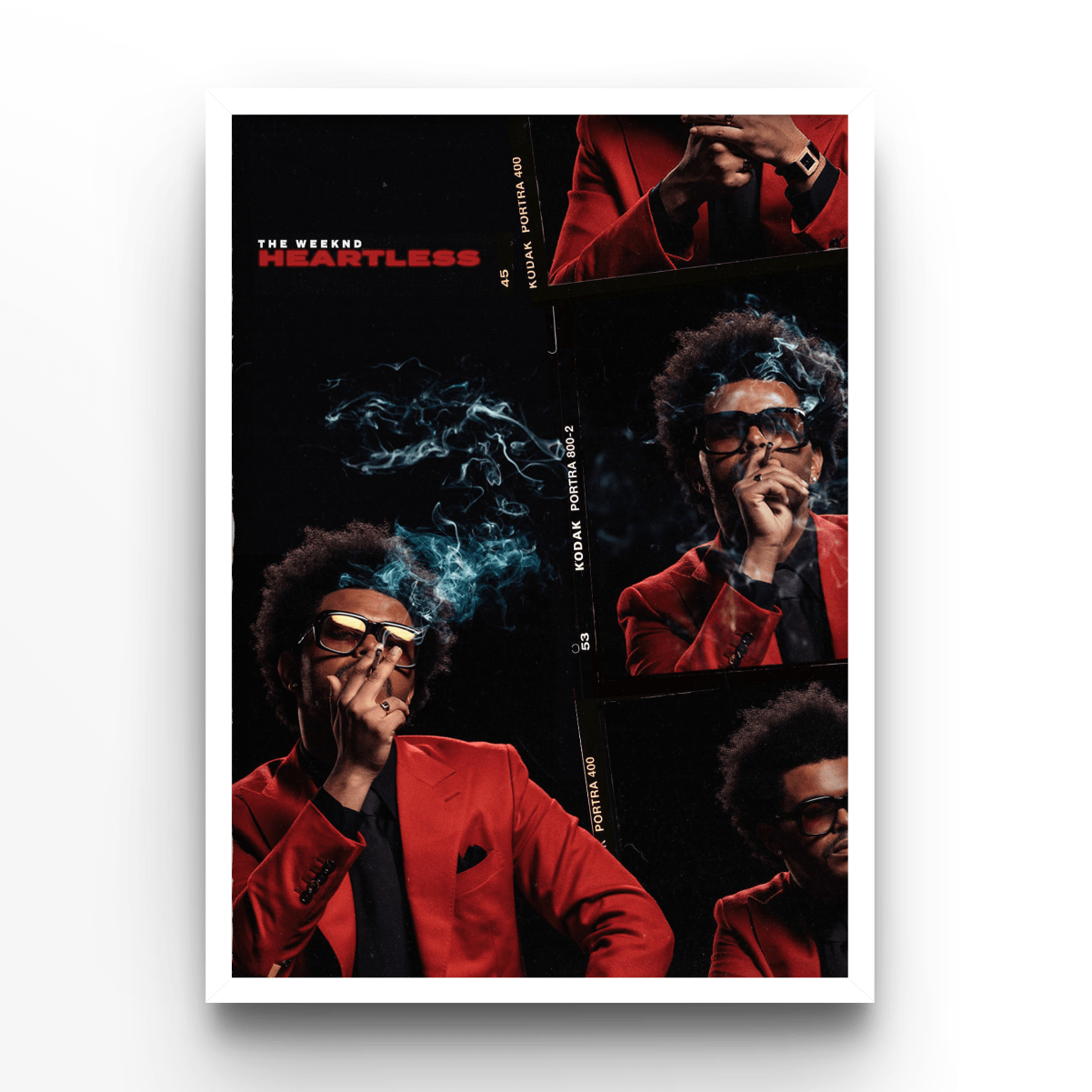 The Weeknd Heartless - A4, A3, A2 Posters Base - Poster Print Shop / Art Prints / PostersBase
