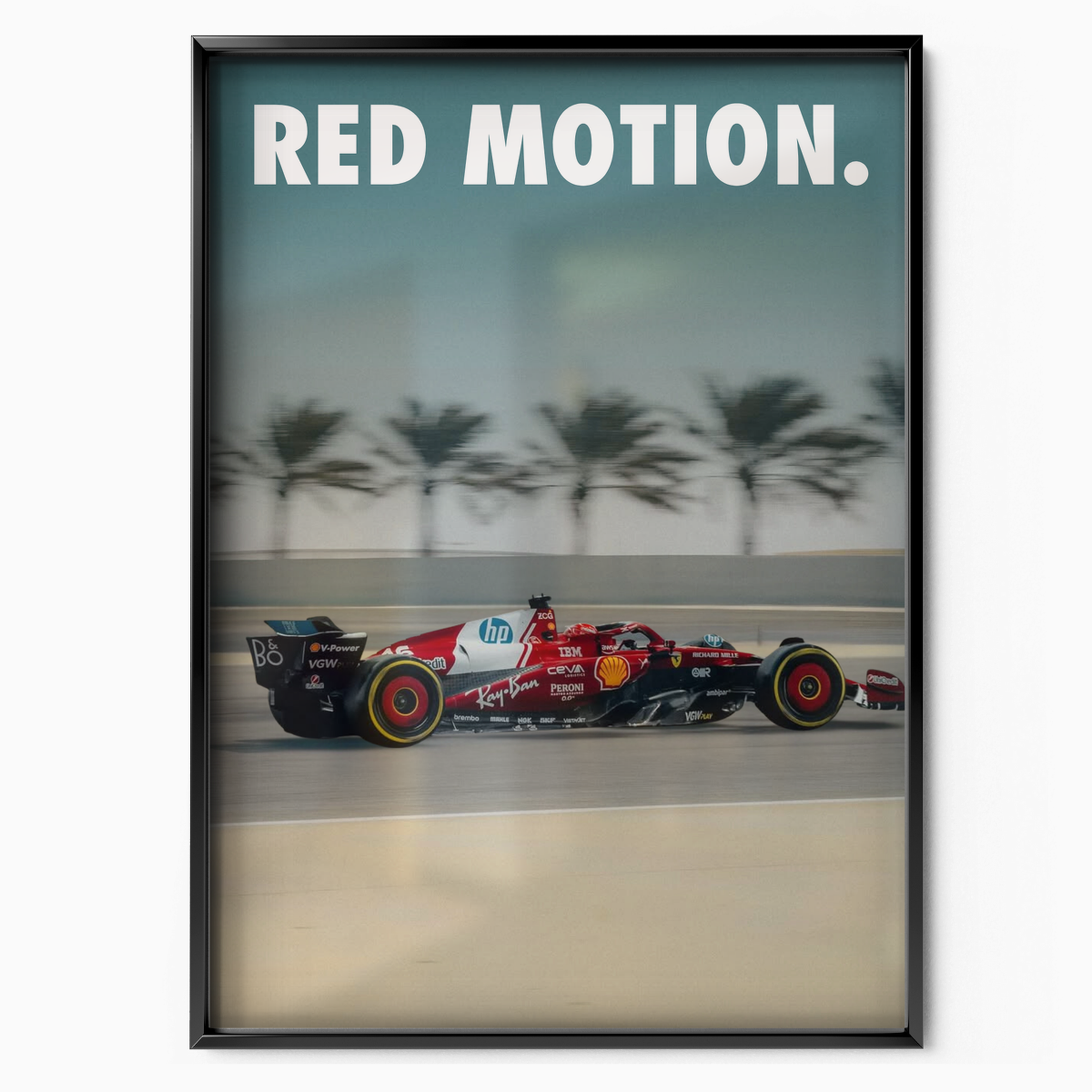 Charles Leclerc 'red Motion'