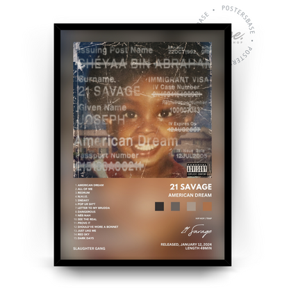 21 Savage 'American Dream'