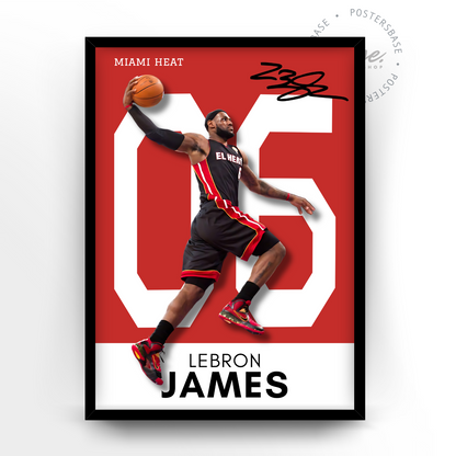 Lebron James x Miami Heat