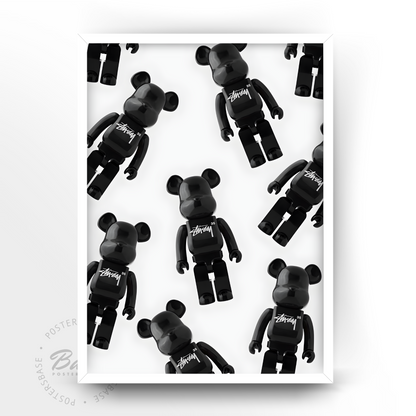 Bearbrick x Stussy