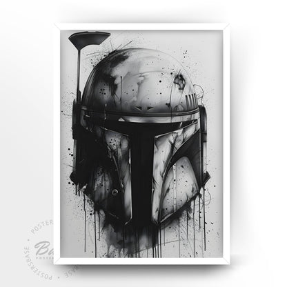 Star Wars / The Mandalorian B&W