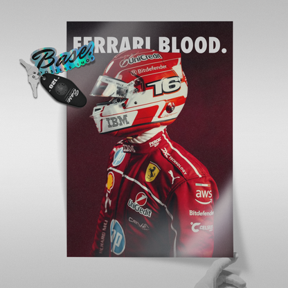 Charles Leclerc 'ferrari Blood'