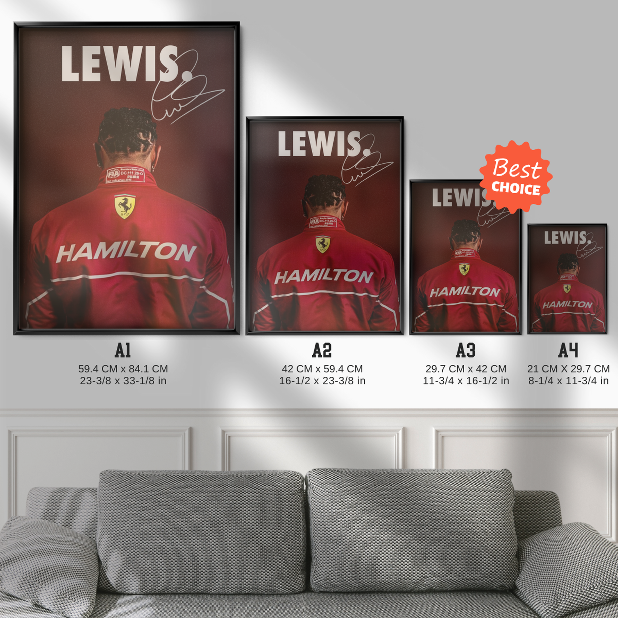 Lewis Hamilton X Ferrari Sign
