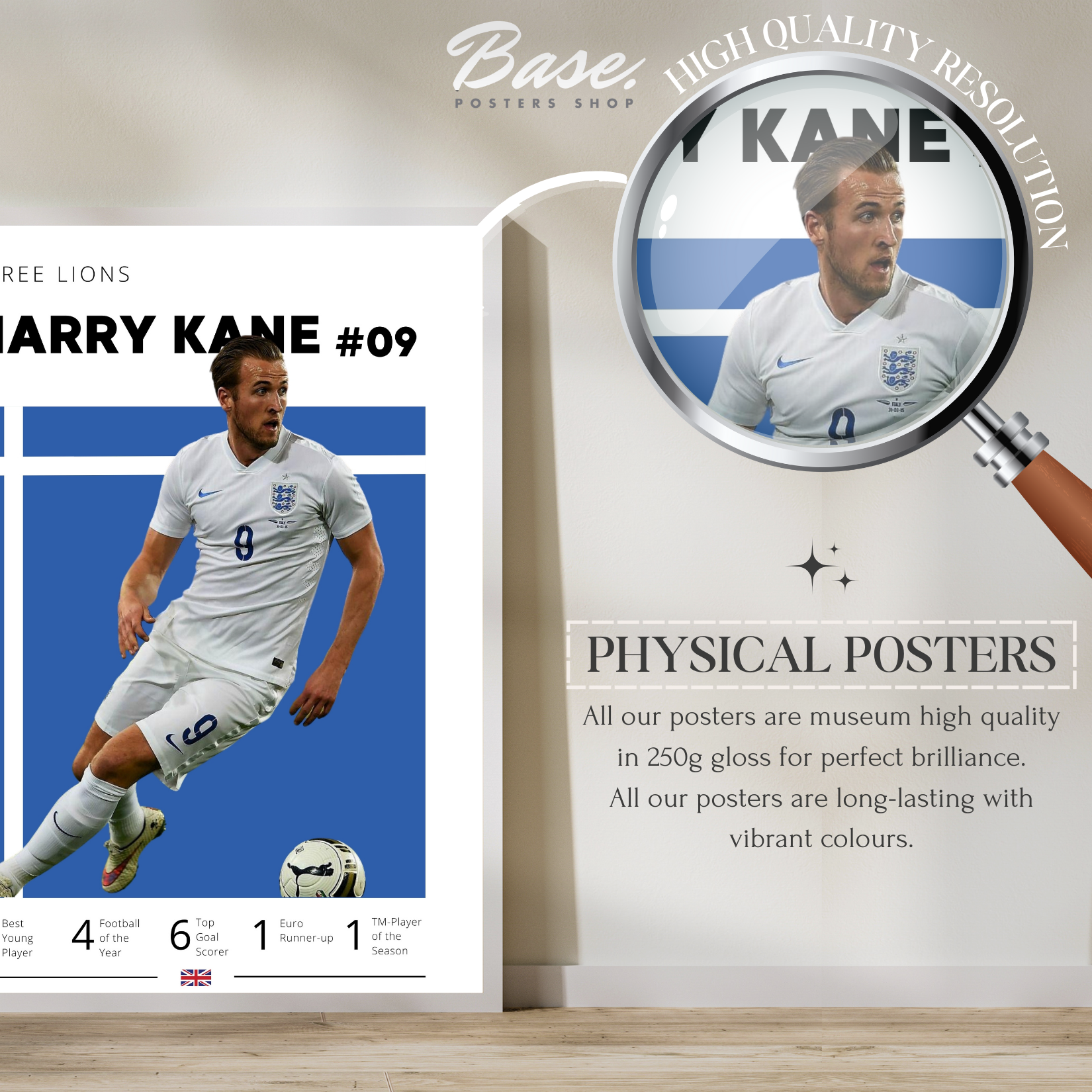 Harry Kane Three Lions
