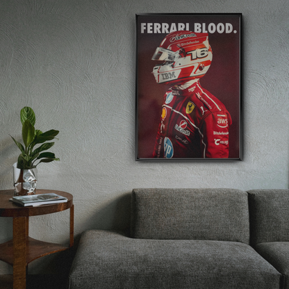 Charles Leclerc 'ferrari Blood'