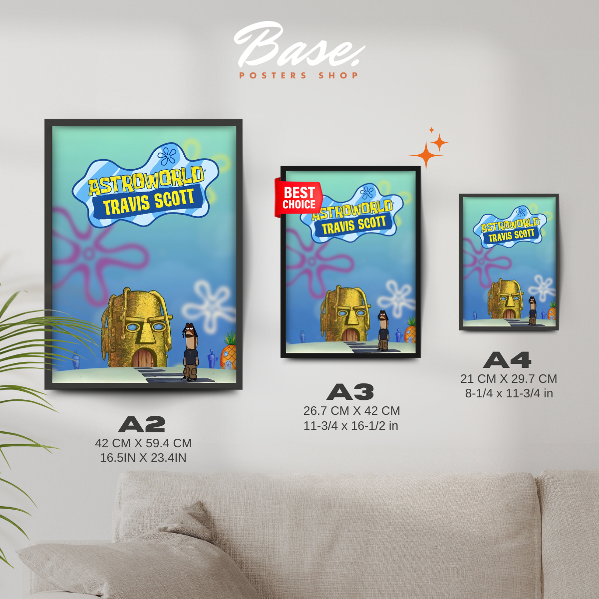 Travis Scott Bikini Bottom