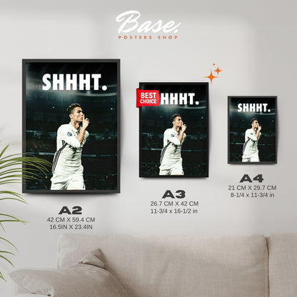 Cristiano Ronaldo 'Shhh.'