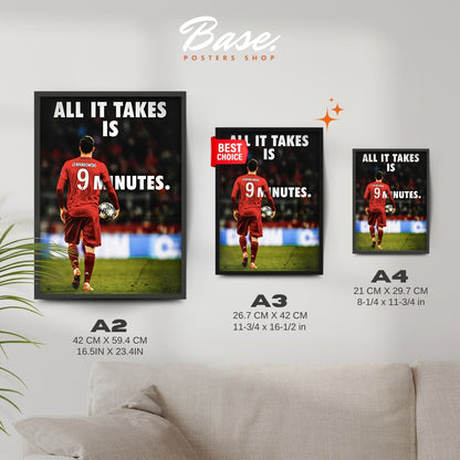 Lewandowski '9 minutes'