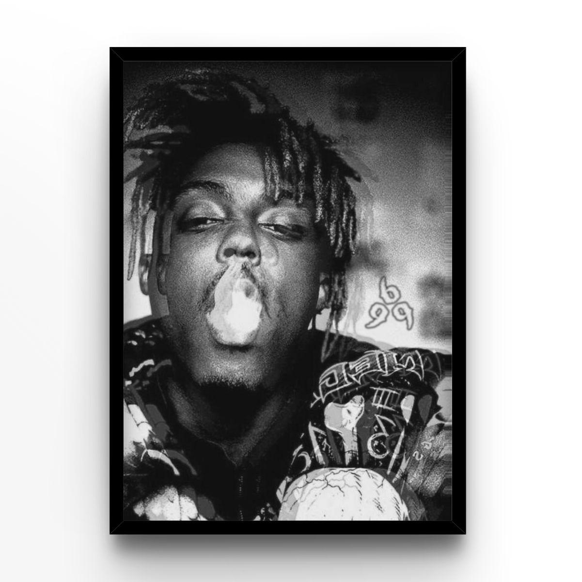 Juice Wrld B&W