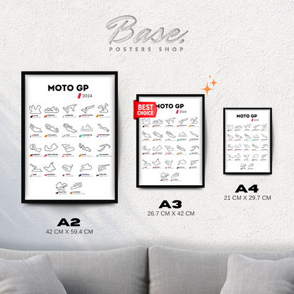 Circuit Wall Moto GP 2024 White
