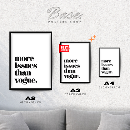 more issues than vogue