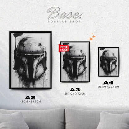 Star Wars / The Mandalorian B&W