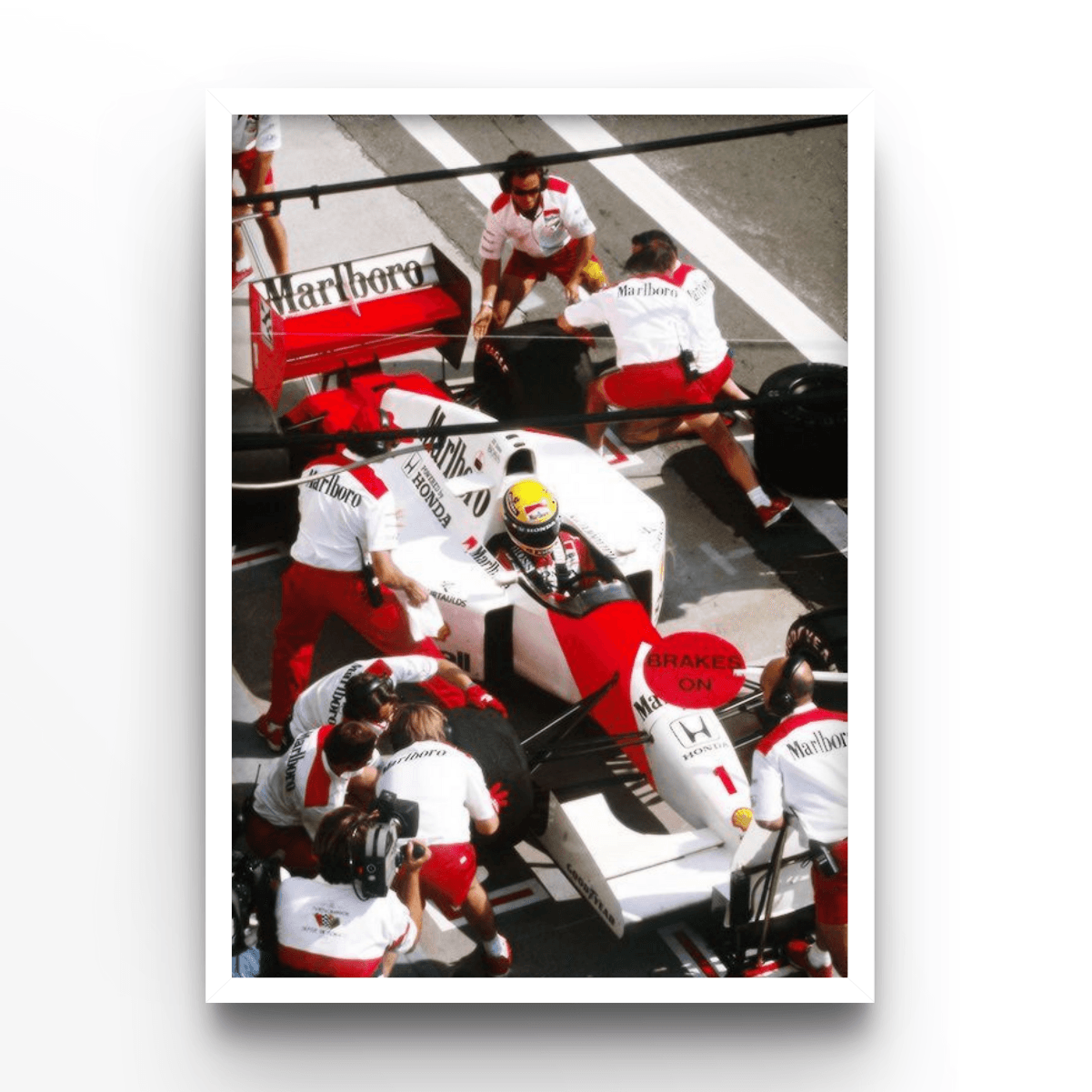 Alain Prost 2 - A4, A3, A2 Posters Base - Poster Print Shop / Art Prints / PostersBase