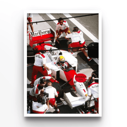 Alain Prost 2 - A4, A3, A2 Posters Base - Poster Print Shop / Art Prints / PostersBase