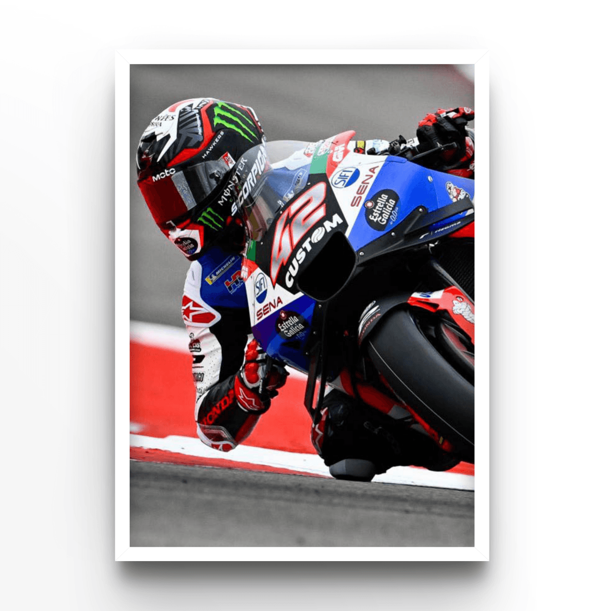 Alex Rins 3 - A4, A3, A2 Posters Base - Poster Print Shop / Art Prints / PostersBase