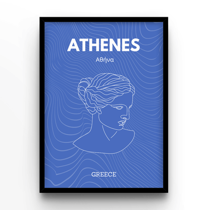 Athènes - A4, A3, A2 Posters Base - Poster Print Shop / Art Prints / PostersBase
