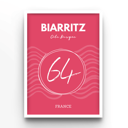 Biarritz - A4, A3, A2 Posters Base - Poster Print Shop / Art Prints / PostersBase