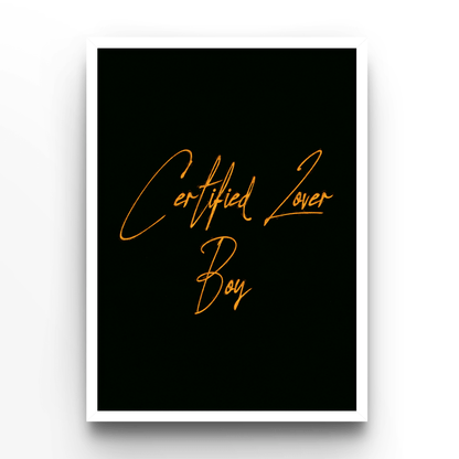 Drake Certified Lover Boy - A4, A3, A2 Posters Base - Poster Print Shop / Art Prints / PostersBase