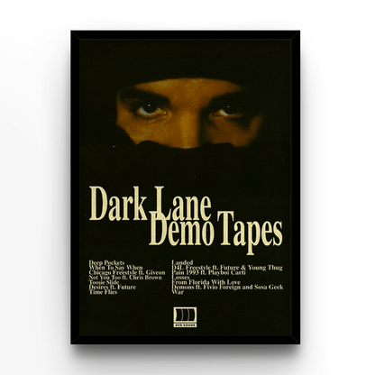 Drake Dark Lane - A4, A3, A2 Posters Base - Poster Print Shop / Art Prints / PostersBase