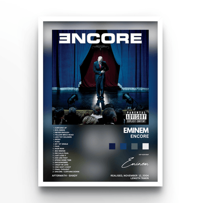 Eminem Encore - A4, A3, A2 Posters Base - Poster Print Shop / Art Prints / PostersBase