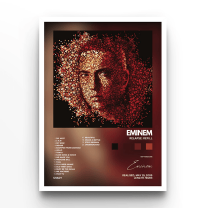 Eminem Relapse:Refill - A4, A3, A2 Posters Base - Poster Print Shop / Art Prints / PostersBase