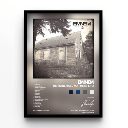 Eminem The Marshall Mathers - A4, A3, A2 Posters Base - Poster Print Shop / Art Prints / PostersBase