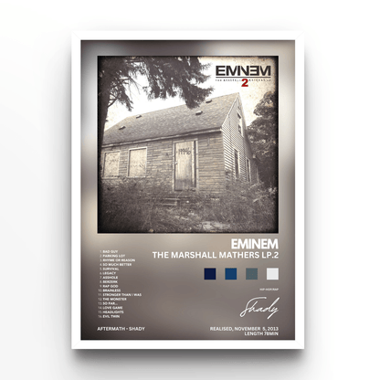 Eminem The Marshall Mathers - A4, A3, A2 Posters Base - Poster Print Shop / Art Prints / PostersBase