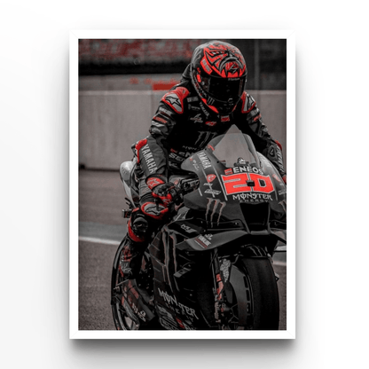 Fabio Quartararo 1 - A4, A3, A2 Posters Base - Poster Print Shop / Art Prints / PostersBase