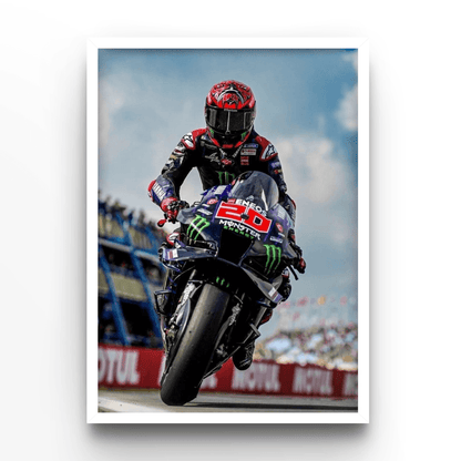 Fabio Quartararo 2 - A4, A3, A2 Posters Base - Poster Print Shop / Art Prints / PostersBase