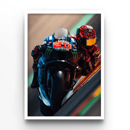 Fabio Quartararo 6 - A4, A3, A2 Posters Base - Poster Print Shop / Art Prints / PostersBase