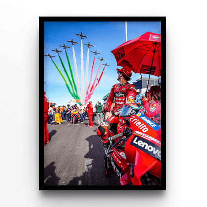 Francesco Bagnaia 2 - A4, A3, A2 Posters Base - Poster Print Shop / Art Prints / PostersBase