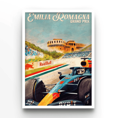 GP Emilia Romagna - A4, A3, A2 Posters Base - Poster Print Shop / Art Prints / PostersBase