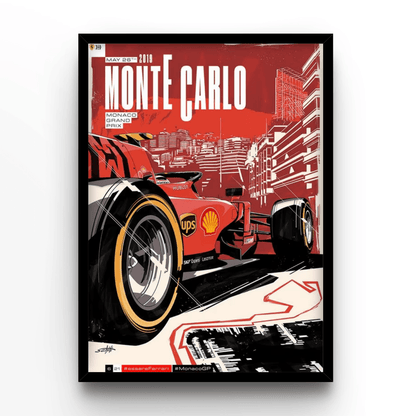GP Monaco 2019 - A4, A3, A2 Posters Base - Poster Print Shop / Art Prints / PostersBase