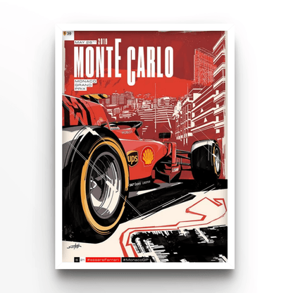 GP Monaco 2019 - A4, A3, A2 Posters Base - Poster Print Shop / Art Prints / PostersBase