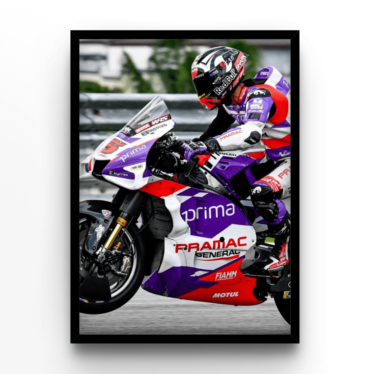 Johann Zarco 1 - A4, A3, A2 Posters Base - Poster Print Shop / Art Prints / PostersBase